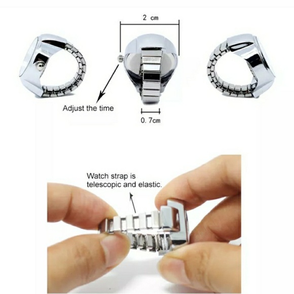 NEW! RING WATCH BLUE - Picture 3 of 4